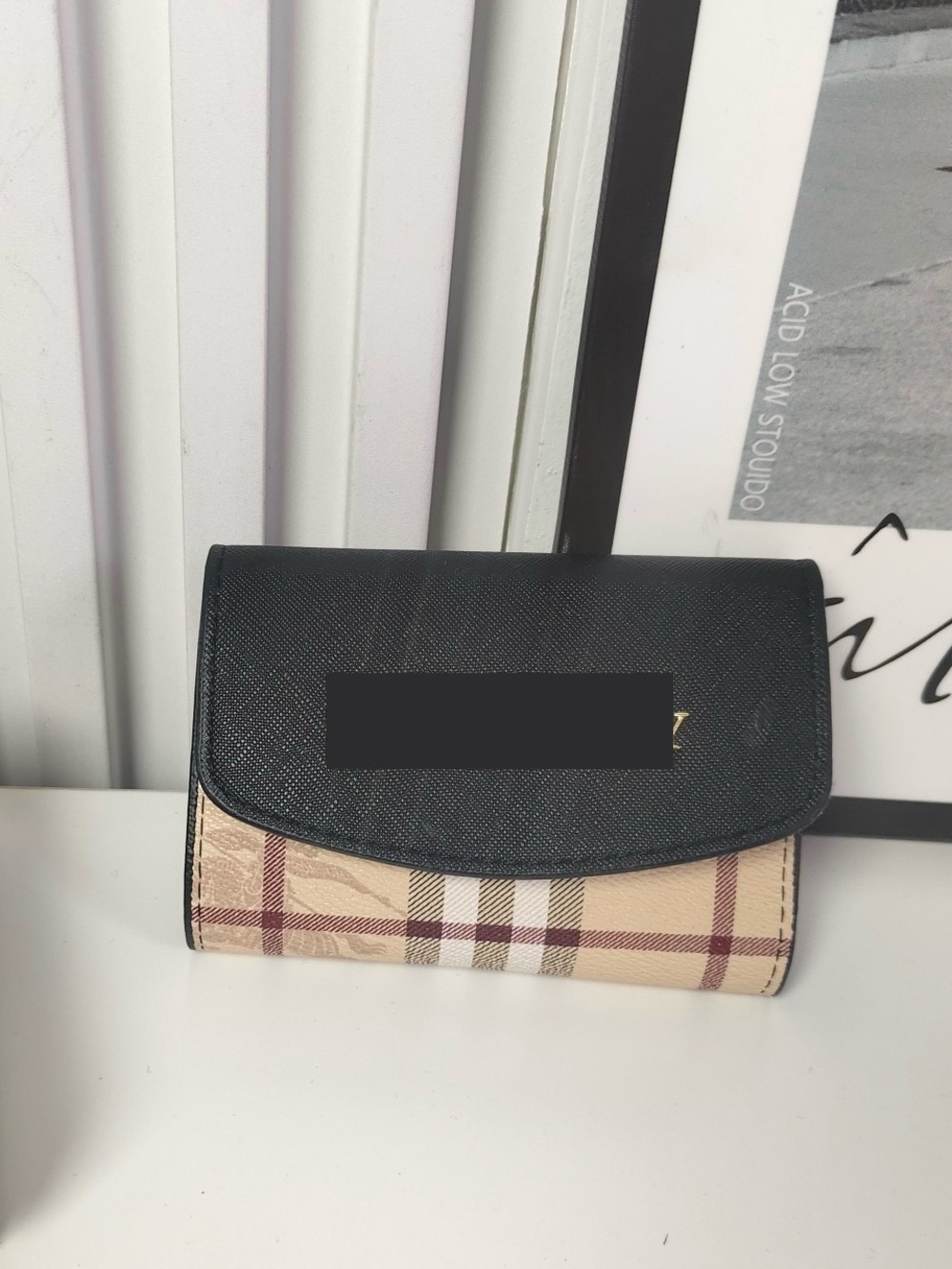 New women’s black fashion wallet